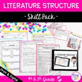 Literature Structure Skill Pack Bundle - RL.4.5 & RL.5.5 -