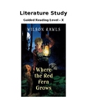 Literature Study: Where the Red Fern Grows
