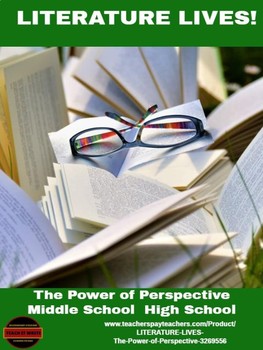 Preview of Literature Task Cards - CCSS: 50 Perspective-Based Task Card Activities