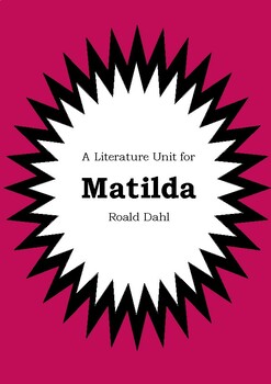 matilda novel unit matilda roald dahl pdf free download