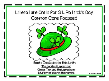 Preview of Literature Units for St. Patrick's Day