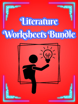 Preview of Literature Worksheets and Projects Bundle (Applicable to All Texts!)