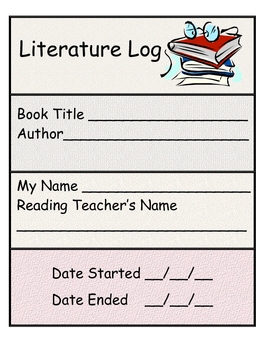 Preview of Literature/Reading Response Log