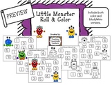 Litte Monsters Roll & Color