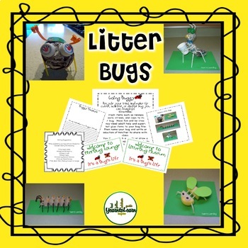 Preview of Earth Day STEM Activity - Litter Bug Recycling Project