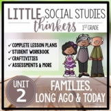 Little 1st Grade SOCIAL STUDIES Thinkers {UNIT 2: Families, Long Ago & Today}