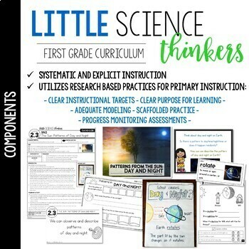 Little 1st Grade Science Thinkers {YEAR-LONG CURRICULUM} Bundle by ...