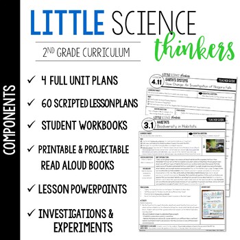 Little 2nd Grade SCIENCE Thinkers - Curriculum Bundle by Karen Jones