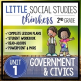 Little 2nd Grade SOCIAL STUDIES Thinkers {UNIT 1: Governme