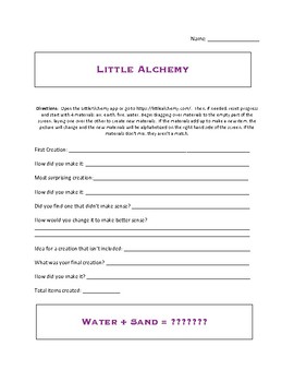 Little Alchemy 2 Review for Teachers
