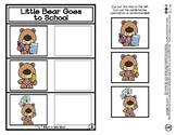 Little Bear / School - Match Me Mat 1:1 Object Matching - 