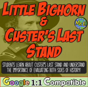 Preview of Little Bighorn & Custer's Last Stand Student 3-Phase Activity