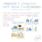 Little Blue Truck Verb Tenses Speech Therapy Flashcards | 