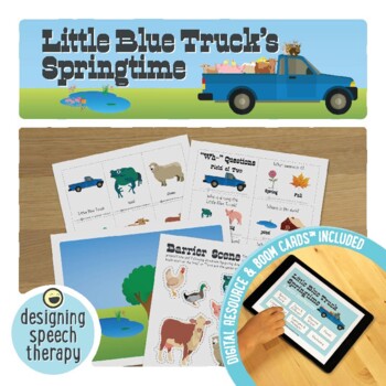 Preview of Little Blue Truck's Springtime Book Companion