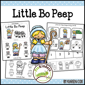 Preview of Little Bo Peep Books & Sequencing Cards