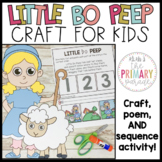 Little Bo Peep Craft | Nursery Rhyme Crafts | Nursery Rhym