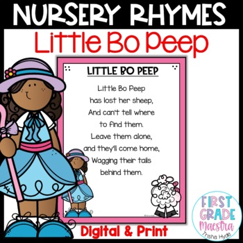 Preview of Little Bo Peep Nursery Rhyme