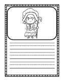 Little Bo Peep Nursery Rhyme Writing Practice Worksheet Bundle