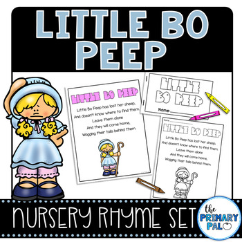 Preview of Little Bo Peep Nursery Rhyme and Book Set
