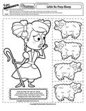 Little Bo-Peep Sheep - Nursery Rhyme Activity