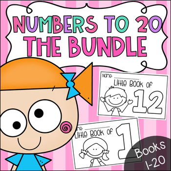 Preview of Little Books of Numbers 1-20 BUNDLE