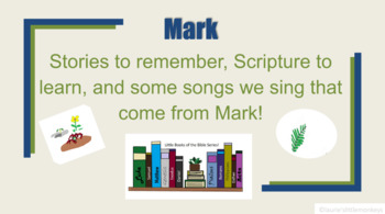 Preview of Little Books of the Bible Series - Mark - Read and Illustrate together!