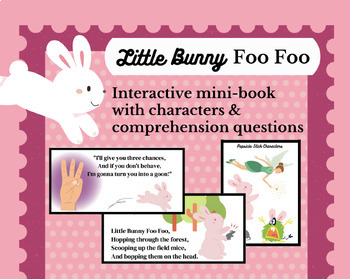 Preview of Little Bunny Foo Foo - Full Short Story, Nursery Rhyme, Interactive