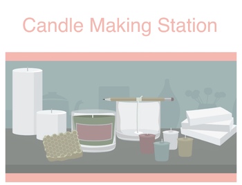 Preview of Little Candle Company Dramatic Play Candle Making Staion