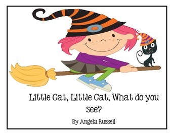 Preview of Little Cat, Little Cat, What Do You See? - A Halloween Book