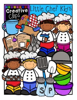 Preview of Little Chef KIDS {Creative Clips Digital Clipart}