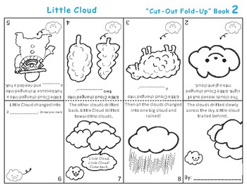 Little Cloud By Eric Carle Cut Out Fold Up Book By Rick S Creations