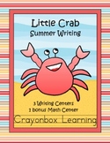 Summer Writing Activities - Little Crab - Ocean - Literacy