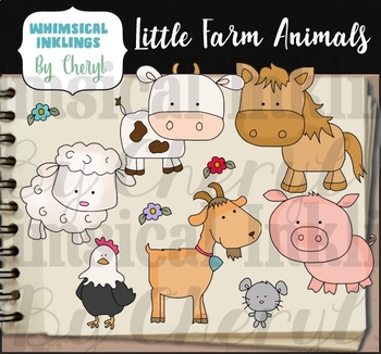 whimsical farm animals