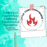 Little Fires Everywhere Exploring Unanswered Questions Activity