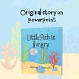 Little Fish is Hungry - picture book slideshow about size 