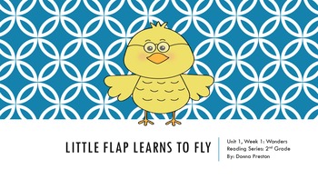 Preview of Little Flap Learns to Fly: Wonders Reading Series-2nd Grade
