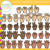 Little Hands Counting Math Clip Art