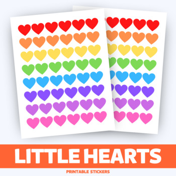 Our House Collab Word Art - Tiny Heart Stickers - Multi graphic by