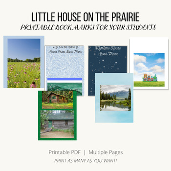 Preview of Little House Book Marks