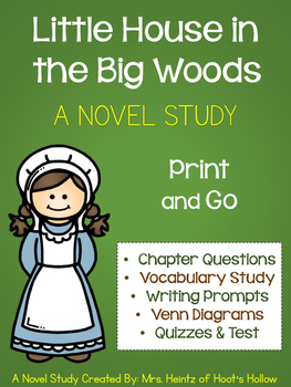 Preview of Little House in the Big Woods: A Novel Study [Laura Ingalls Wilder]