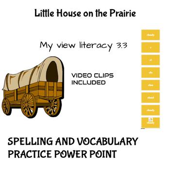 Preview of Little House on the Prairie Spelling and Vocabulary