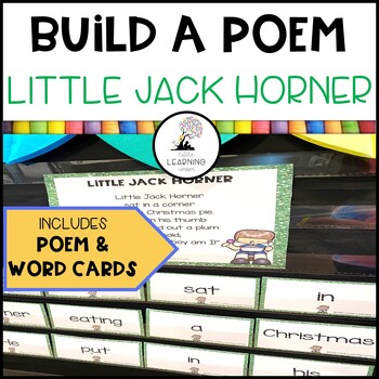 Preview of Little Jack Horner | Build a Poem | Nursery Rhymes Pocket Chart Center