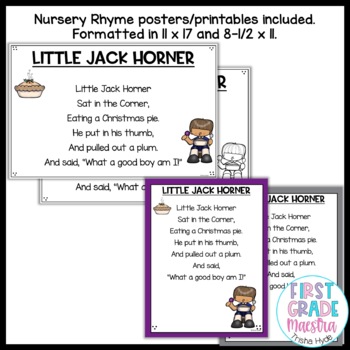 Little Jack Horner Nursery Rhyme by First Grade Maestra Trisha Hyde