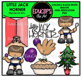 Little Jack Horner Nursery Rhyme Clip Art Bundle {Educlips