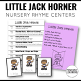 Little Jack Horner Nursery Rhyme Centers