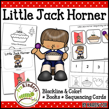 Preview of Little Jack Horner Rhyme: Books & Sequencing Cards
