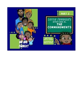 Preview of Little Jedidiah Activity Book on The Commandments Part 2