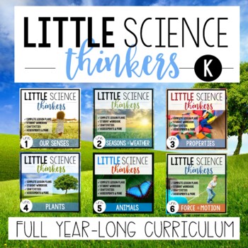 Preview of Little Kindergarten SCIENCE Thinkers {YEAR-LONG CURRICULUM}