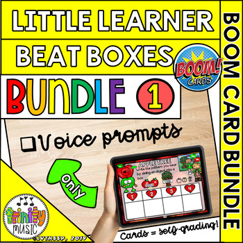 Preview of Little Learner Beat Boxes - Voice Prompts Only (Distance Learning on Boom)