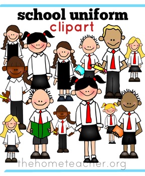 4570book Clipart Uniform School Clothes In Pack 5341